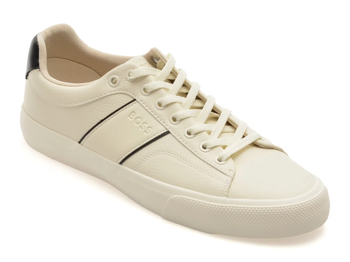 Pantofi Sport BOSS Bej, 2833, Din Piele Ecologică