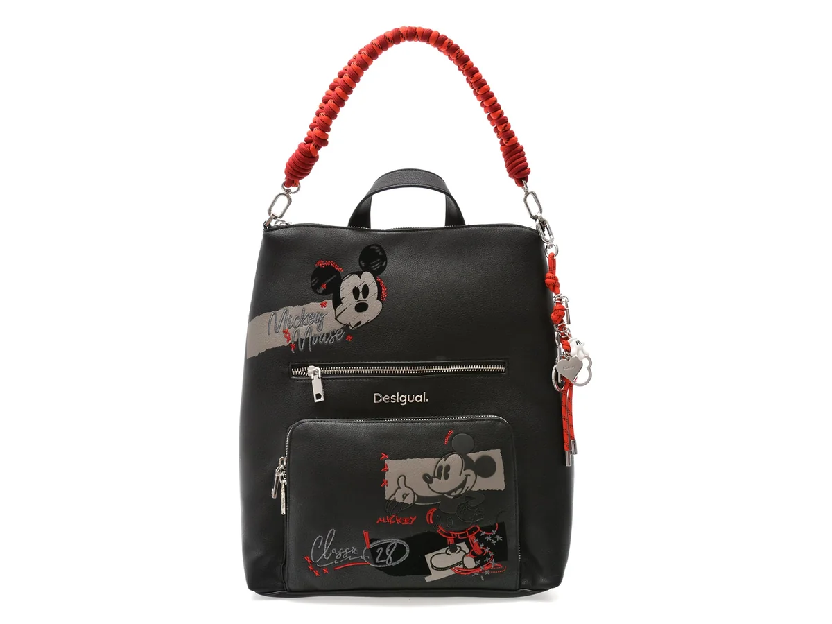 Geanta Desigual Neagra, WAKP01, Din Piele Ecologica