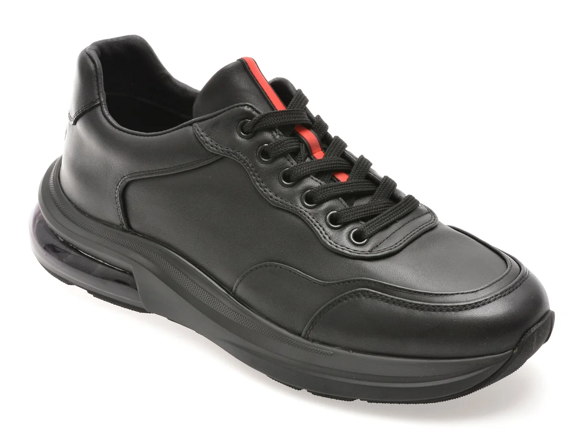 Pantofi Sport Gryxx Negri, 5619, Din Piele Naturala