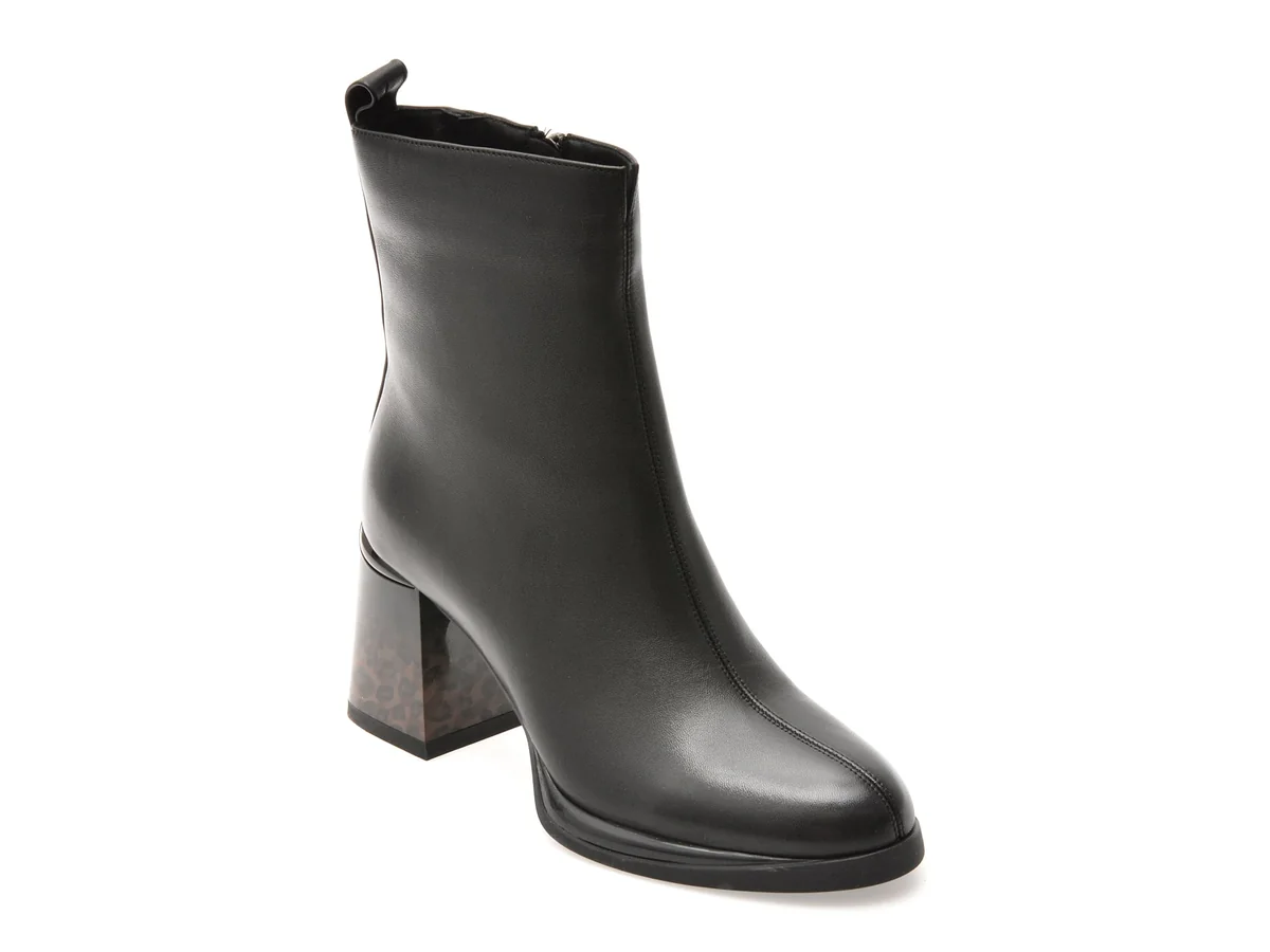 Ghete Aldo Negre, 2747, Din Piele Naturala