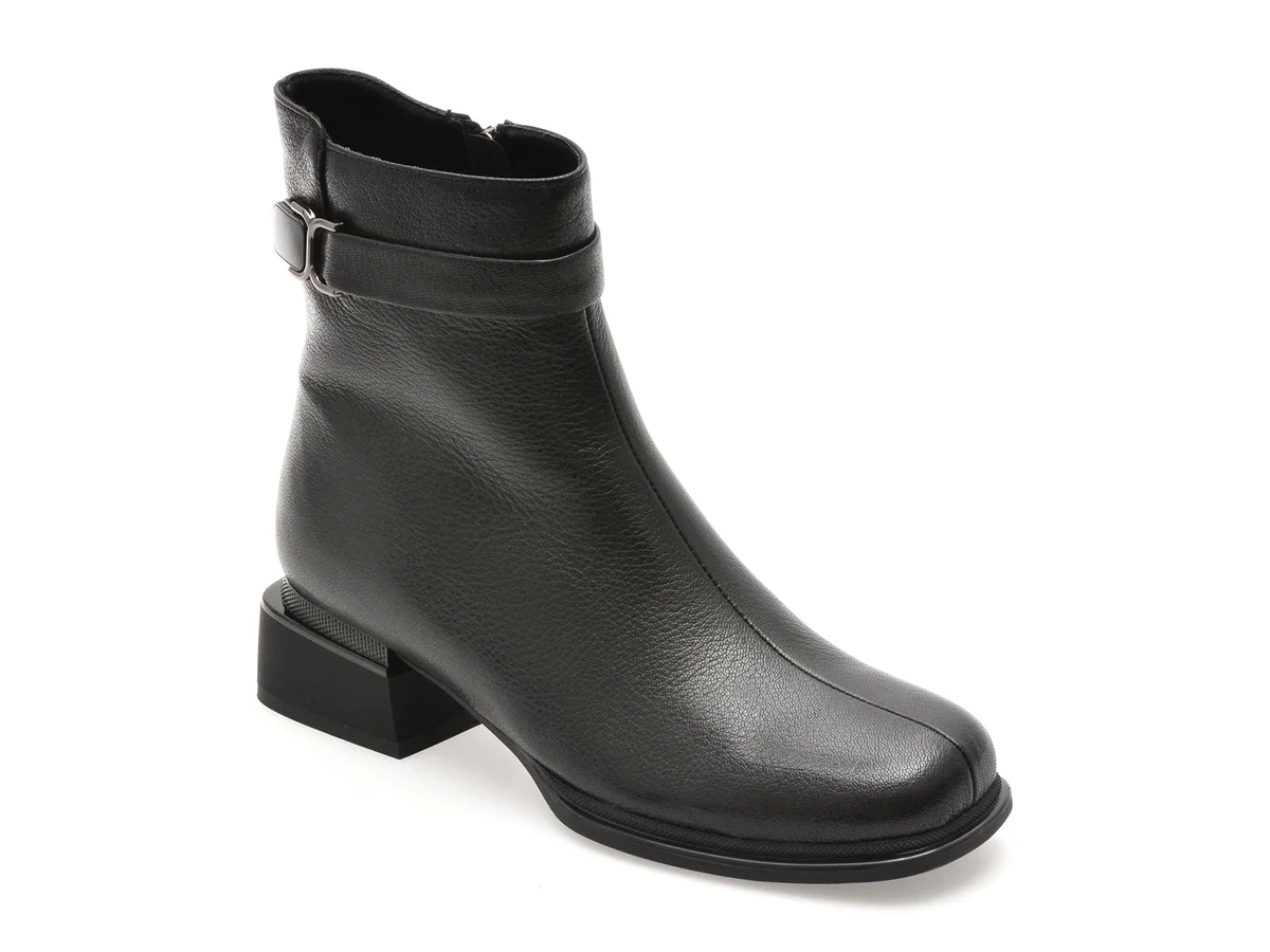 Ghete Aldo Negre, At05, Din Piele Naturală