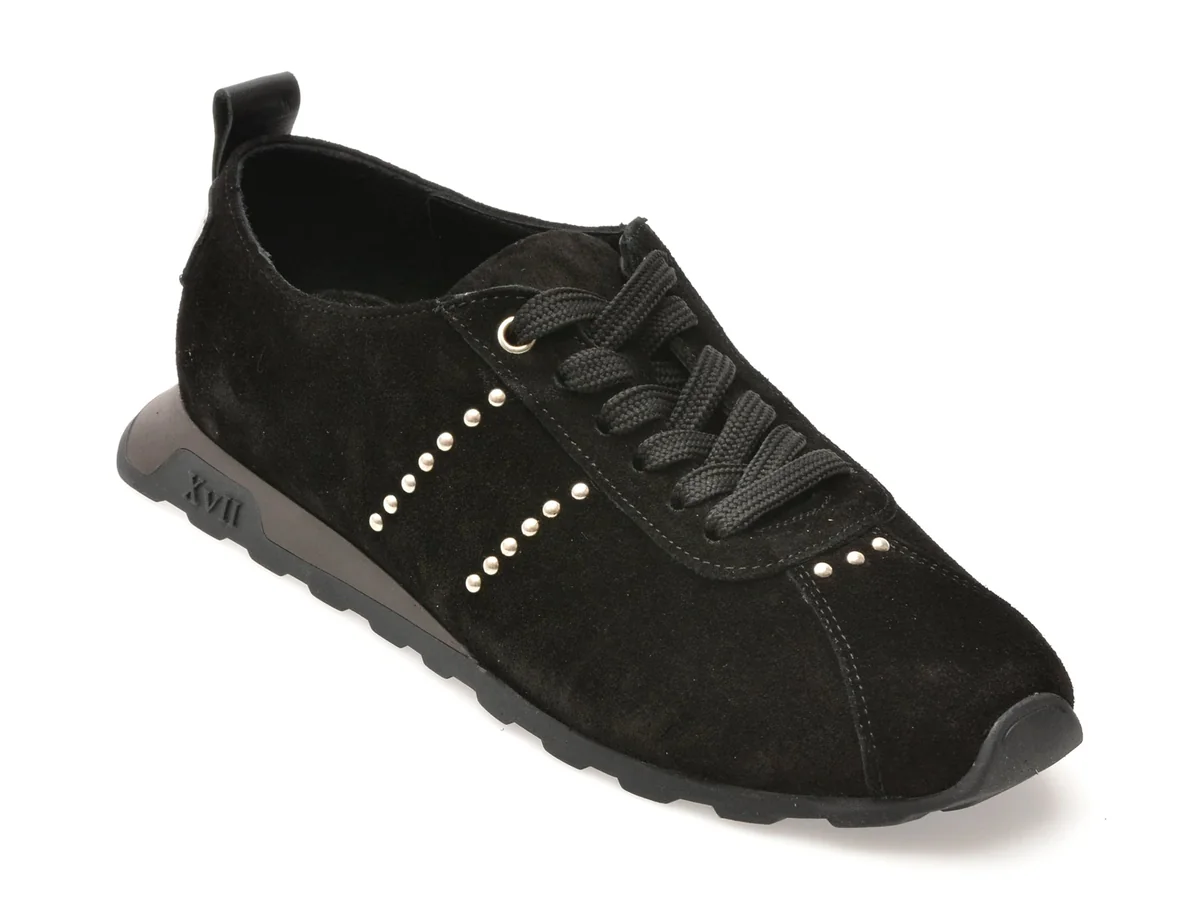 Pantofi Sport Epica Negri, 5731272, Din Piele Întoarsă
