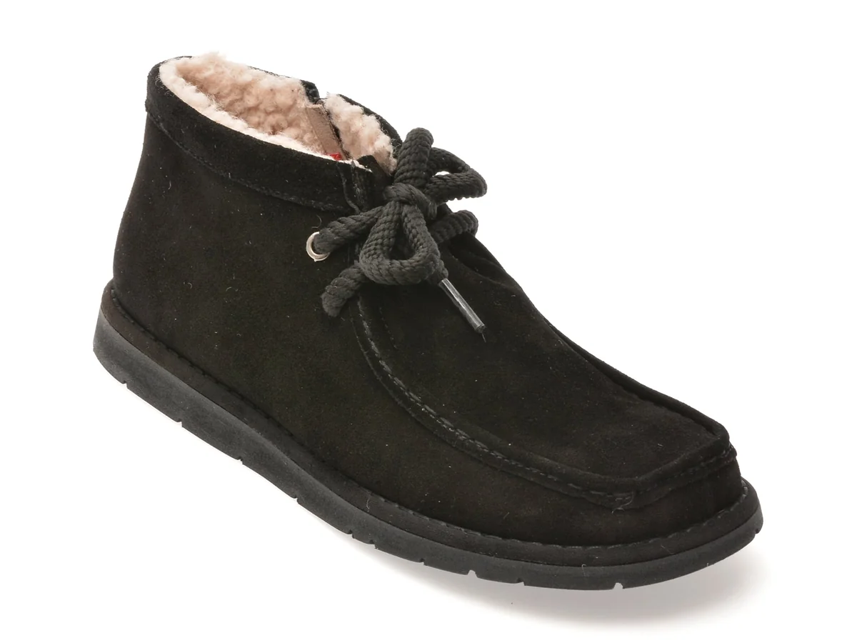 Ghete Gryxx Negre 4631783 Din Piele Întoarsă