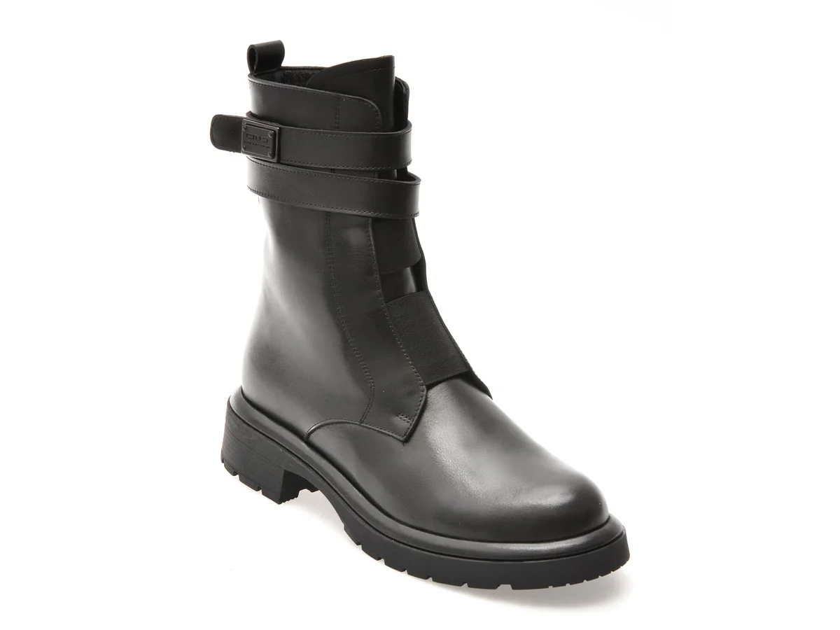 Ghete Epica Negre, 1504255, Din Piele Naturala