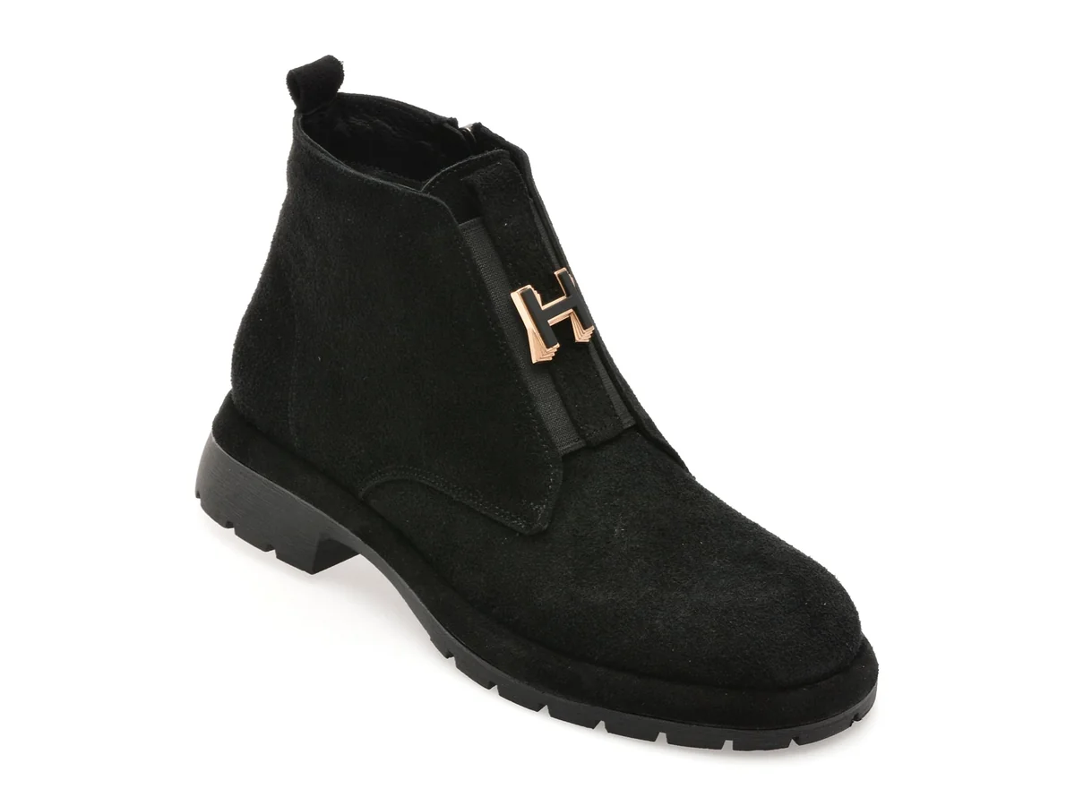 Ghete Image Negre, 157525, Din Piele Intoarsa