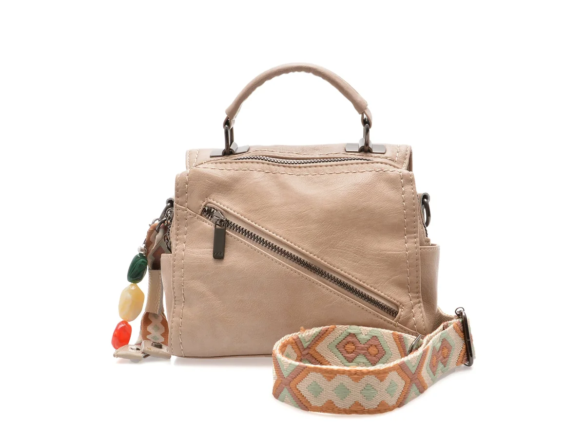 Geanta Gryxx Bej, 7662, Din Piele Ecologica