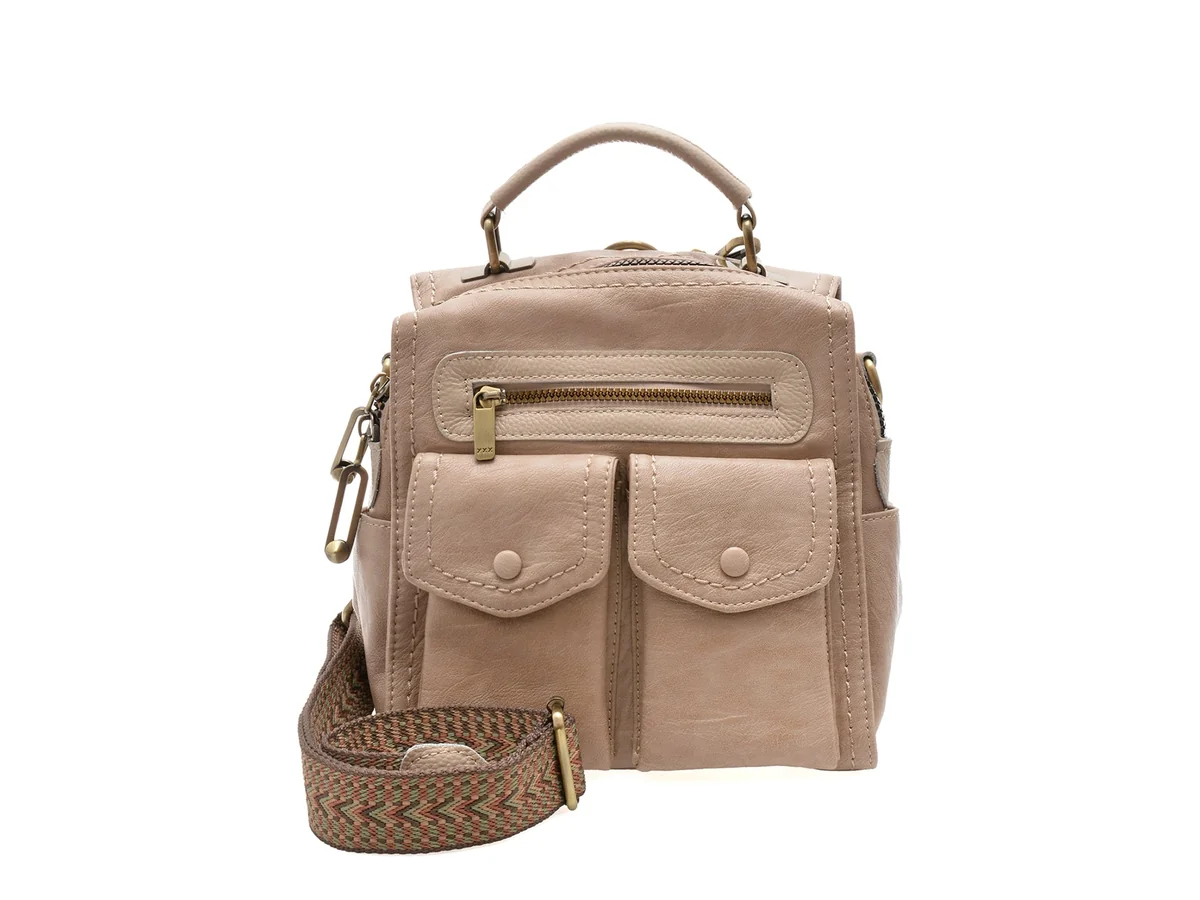 Geanta Gryxx Bej 7627 Din Piele Ecologică