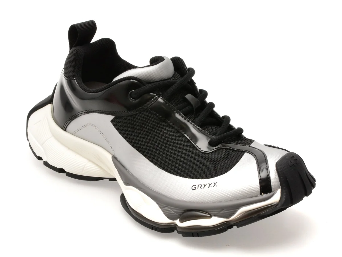 Pantofi Sport Gryxx Negri, 61037, Din Material Textil