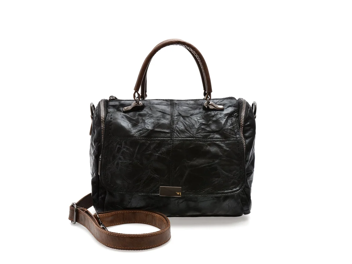 Geanta Gryxx Neagra, 7801, Din Piele Ecologica