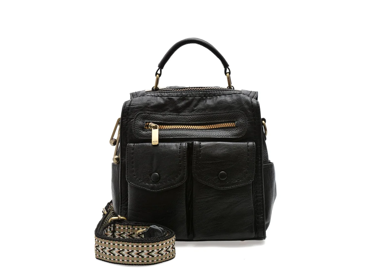 Geanta Gryxx Neagra, 7627, Din Piele Ecologica