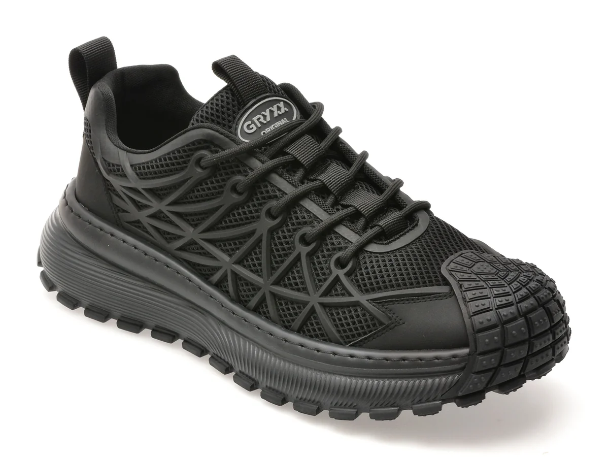 Pantofi Sport Gryxx Negri 61033 Din Material Textil