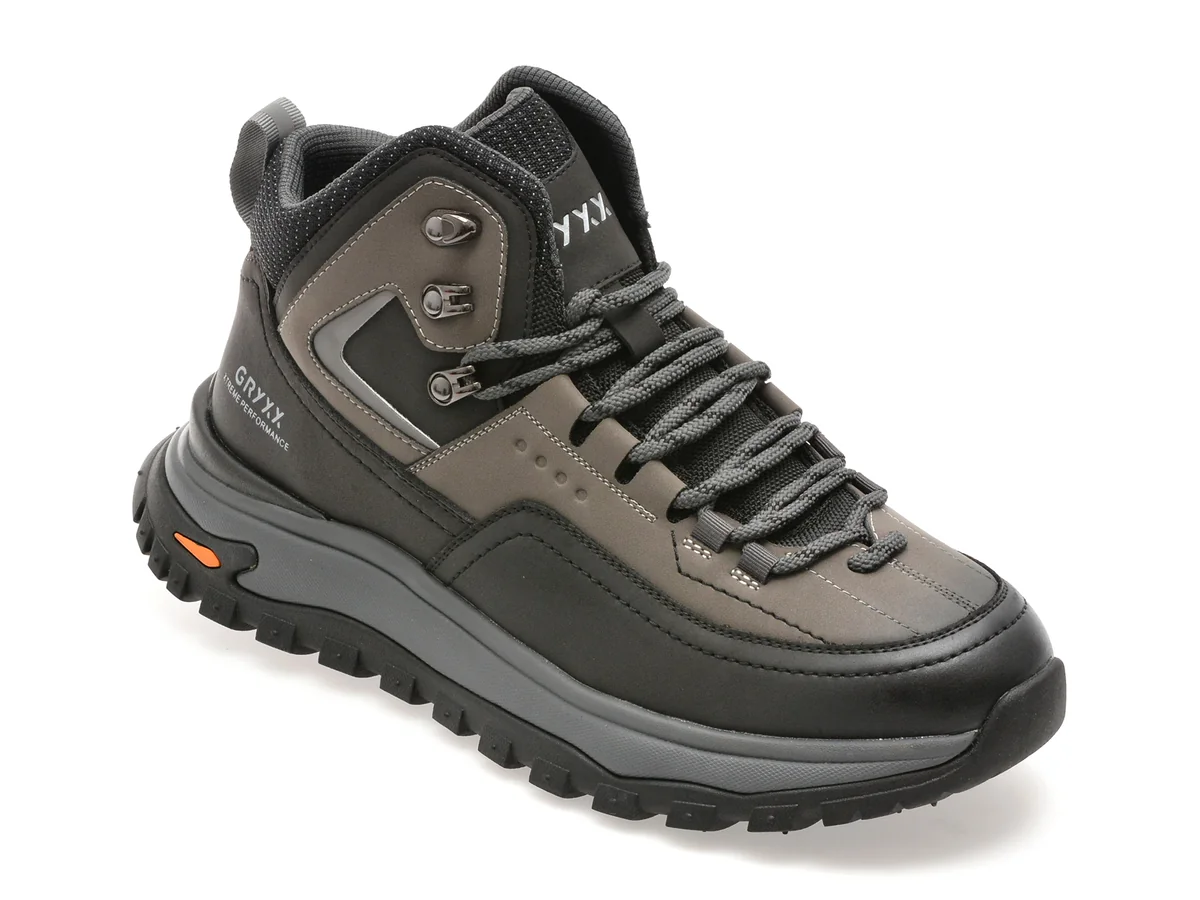 Ghete Gryxx Gri 93590 Din Piele Naturala
