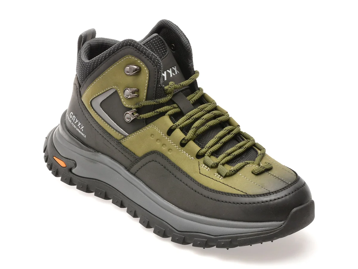 Ghete Gryxx Verzi, 93590, Din Piele Naturala