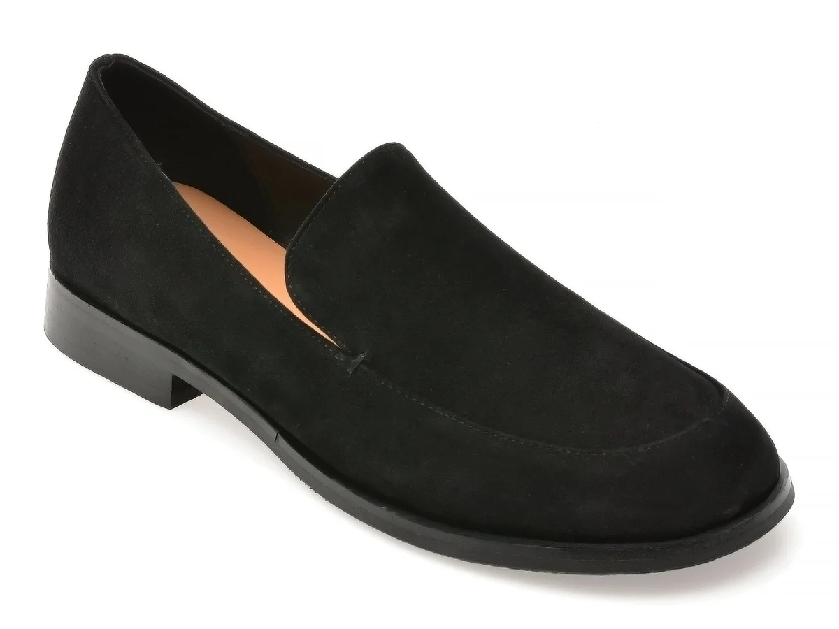 Mocasini Gryxx Negri H11 Din Piele Intoarsa