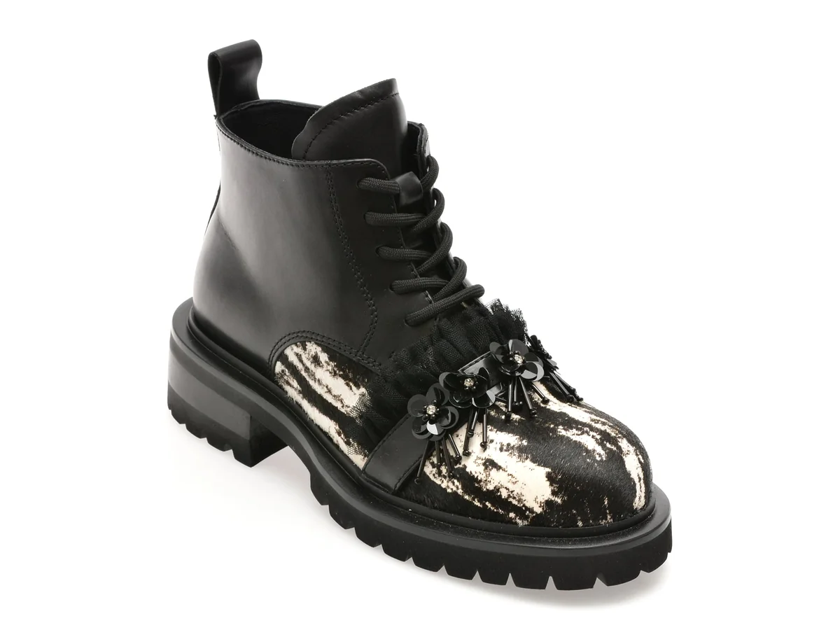 Ghete Gryxx Negre, Af05, Din Piele Naturala