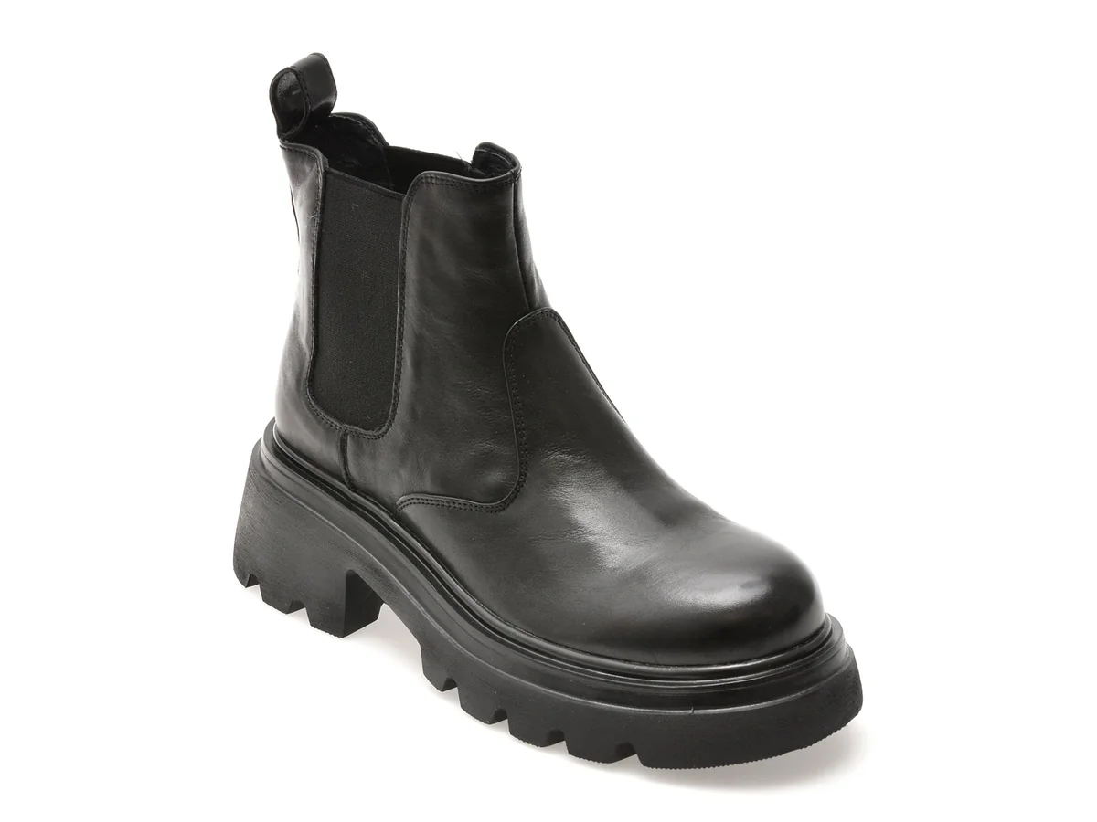 Ghete Gryxx Negre, 38821, Din Piele Naturală
