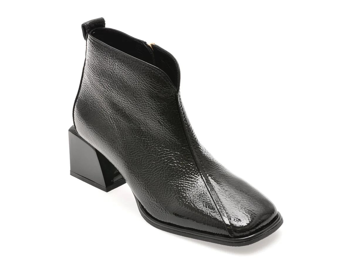 Ghete Epica Negre 2771039 Din Piele Naturala Lacuita