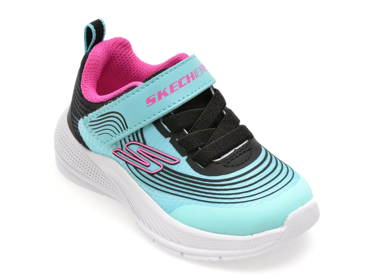 Pantofi Sport Skechers Albastri, Microspec Advance, Din Material Textil