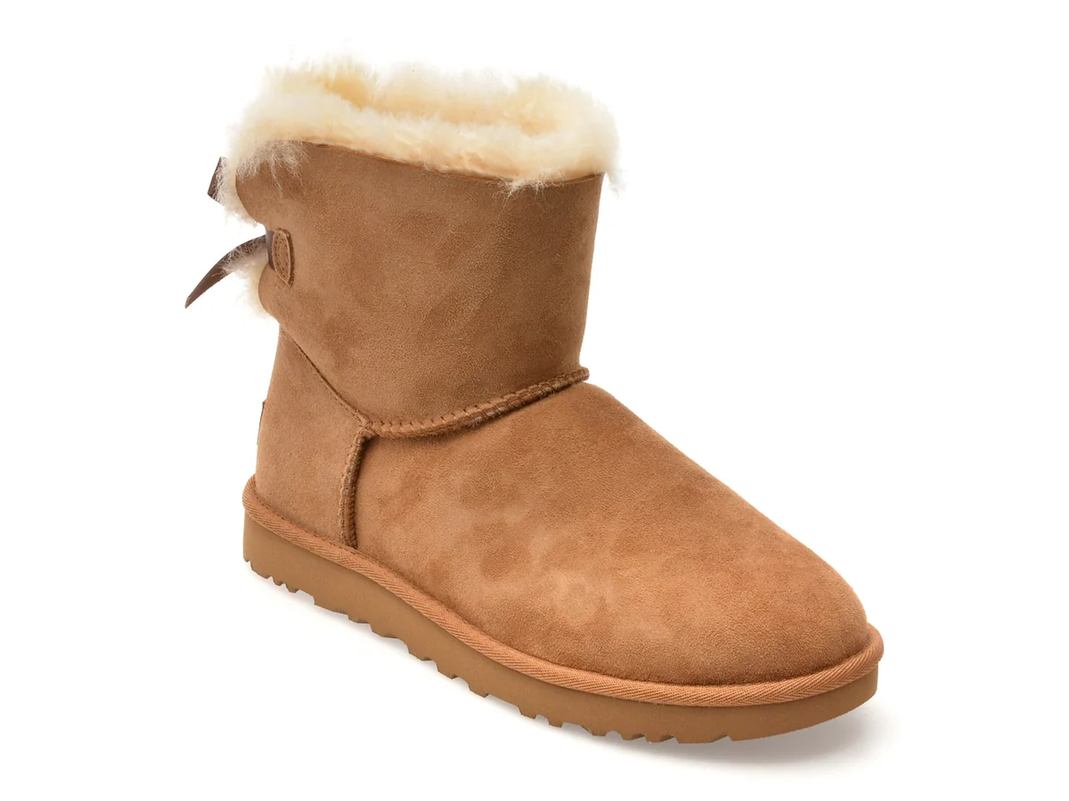 Ghete Ugg Maro, Mini Bailey Bow II, Din Piele Întoarsă