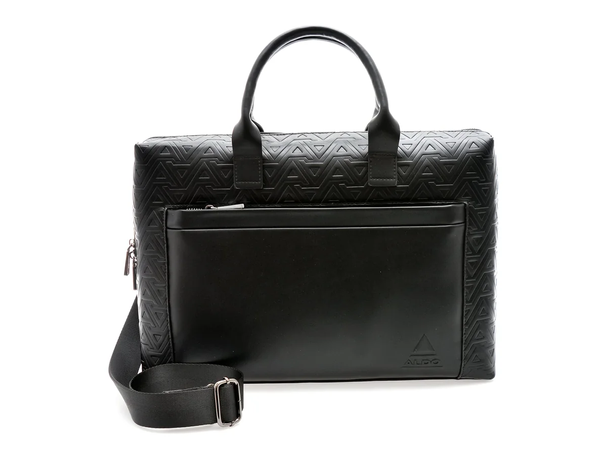 Geanta Aldo Neagra, JETTSAN 009, Din Piele Ecologica