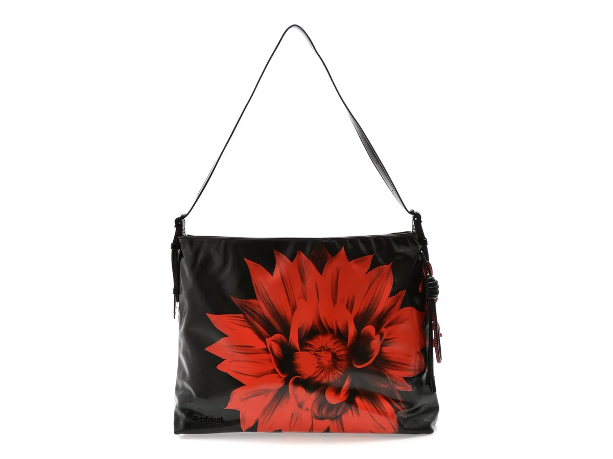 Geanta Desigual Neagra, WAXP89, Din Piele Ecologica