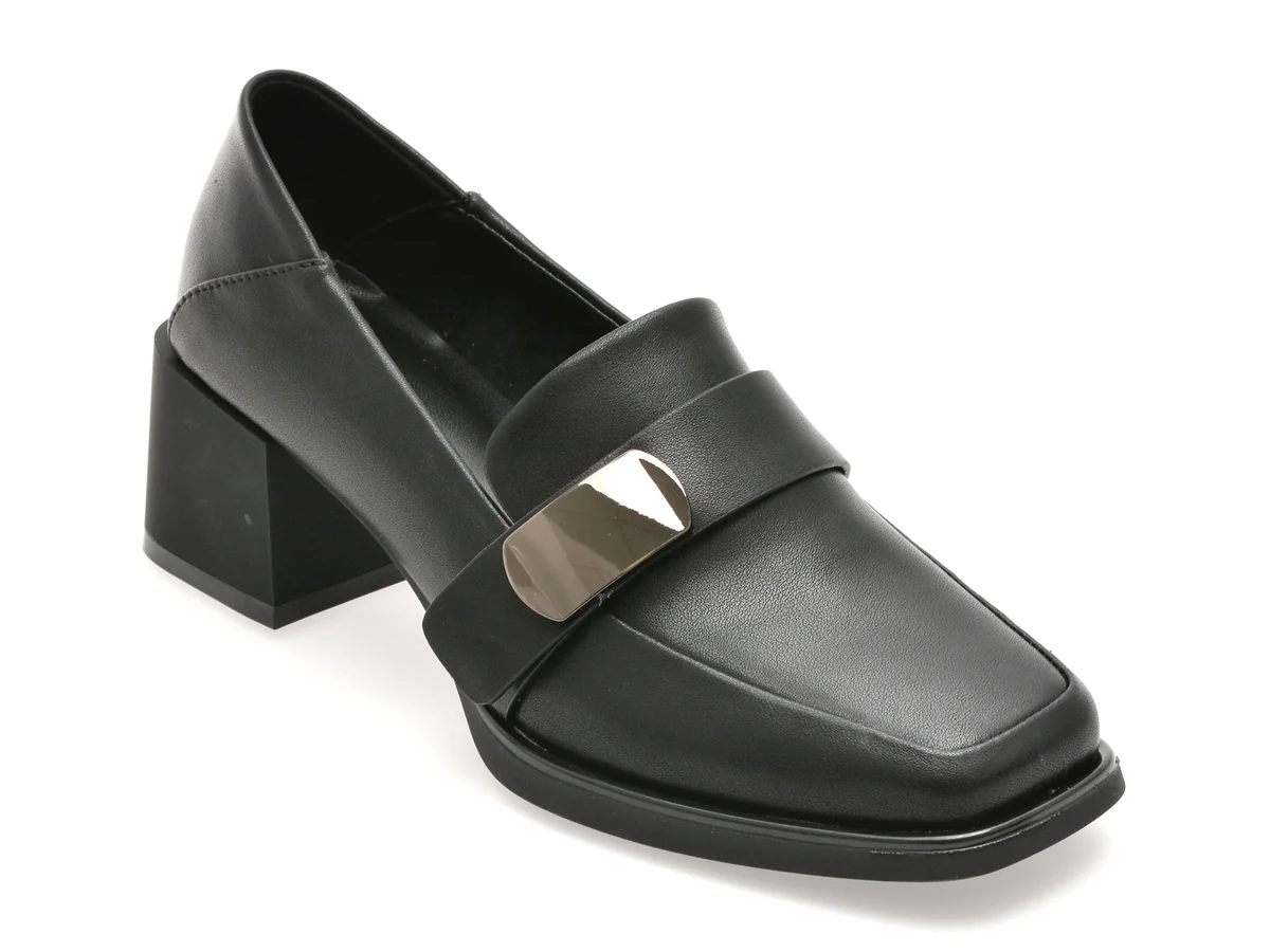 Mocasini Flavia Passini Negri, Cavell, Din Piele Naturala