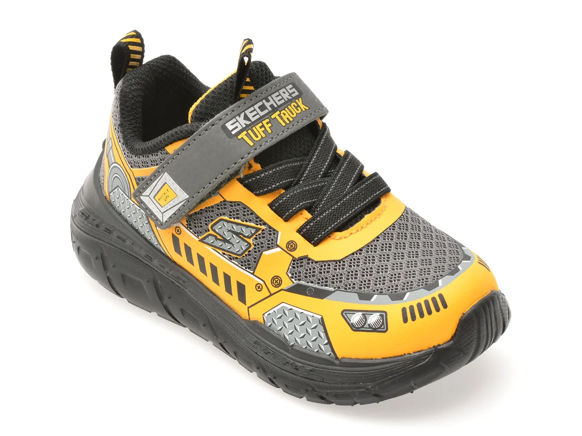 Pantofi Sport Skechers Galbeni, Skechers TrackS, Din Material Textil