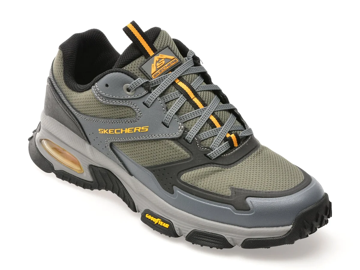 Pantofi Sport Skechers Kaki, Skechers-Air Envoy, Din Material Textil