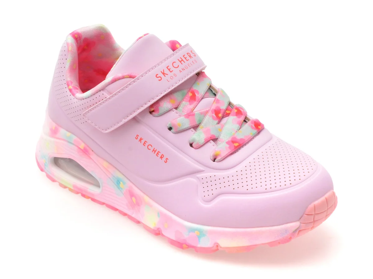 Pantofi Sport Skechers Roz, Uno Gen1, Din Piele Ecologica
