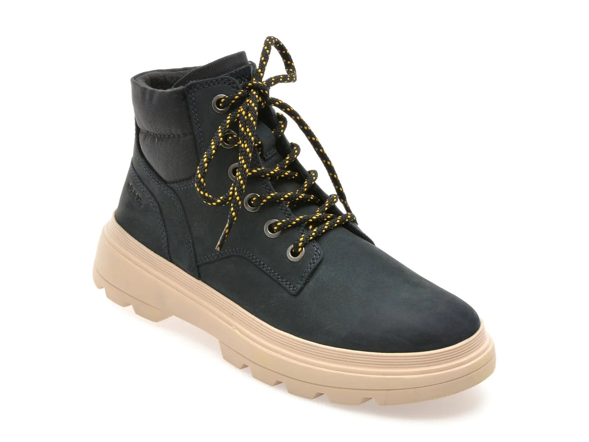 Ghete Geox Bleumarin, J46M9A, Din Năbuc