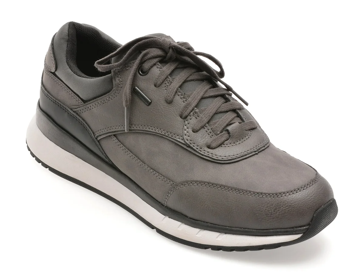 Pantofi Sport Geox Gri, U56M6A, Din Piele Ecologică