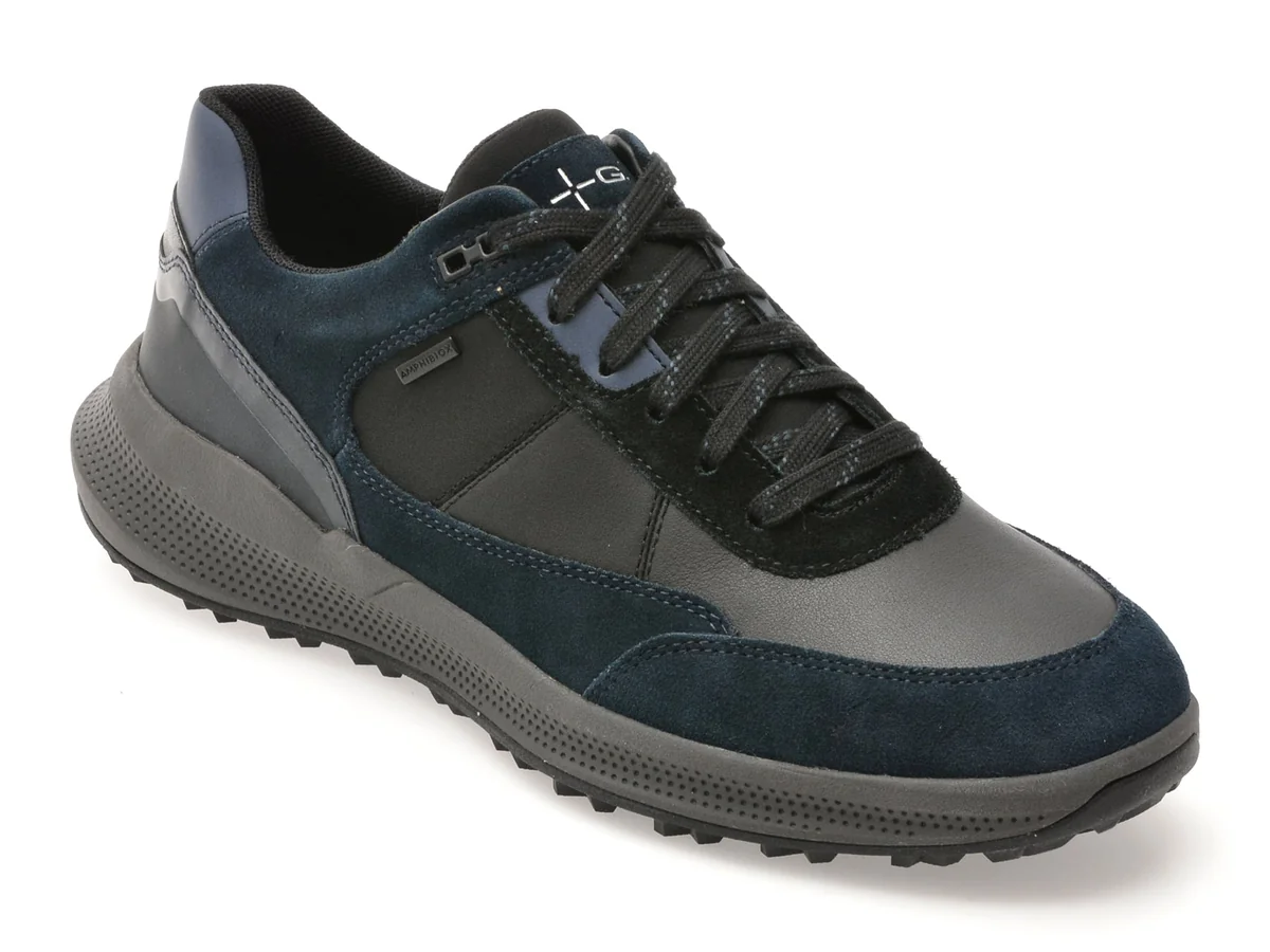 Pantofi Sport Geox Bleumarin, U36E0A, Din Piele Naturala