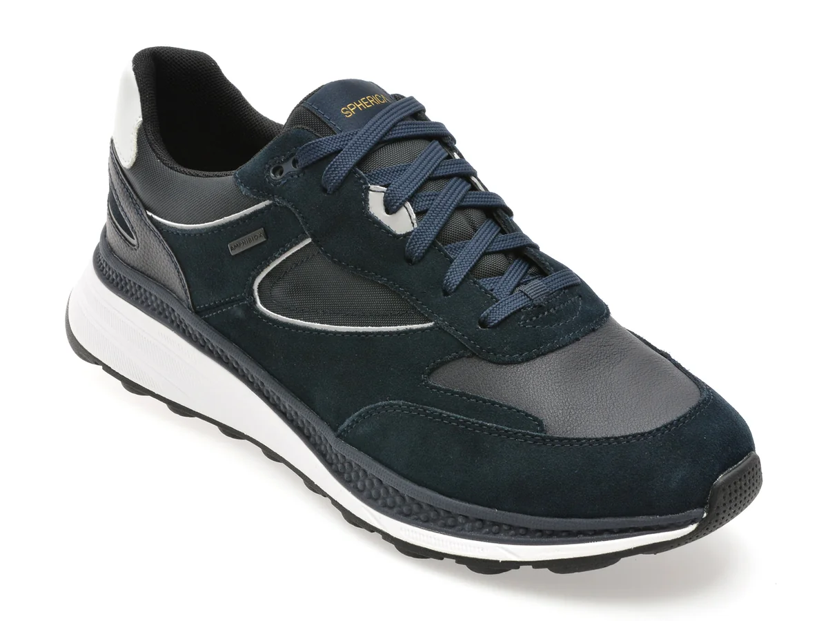 Pantofi Sport Geox Bleumarin U46HGA Din Piele Naturala