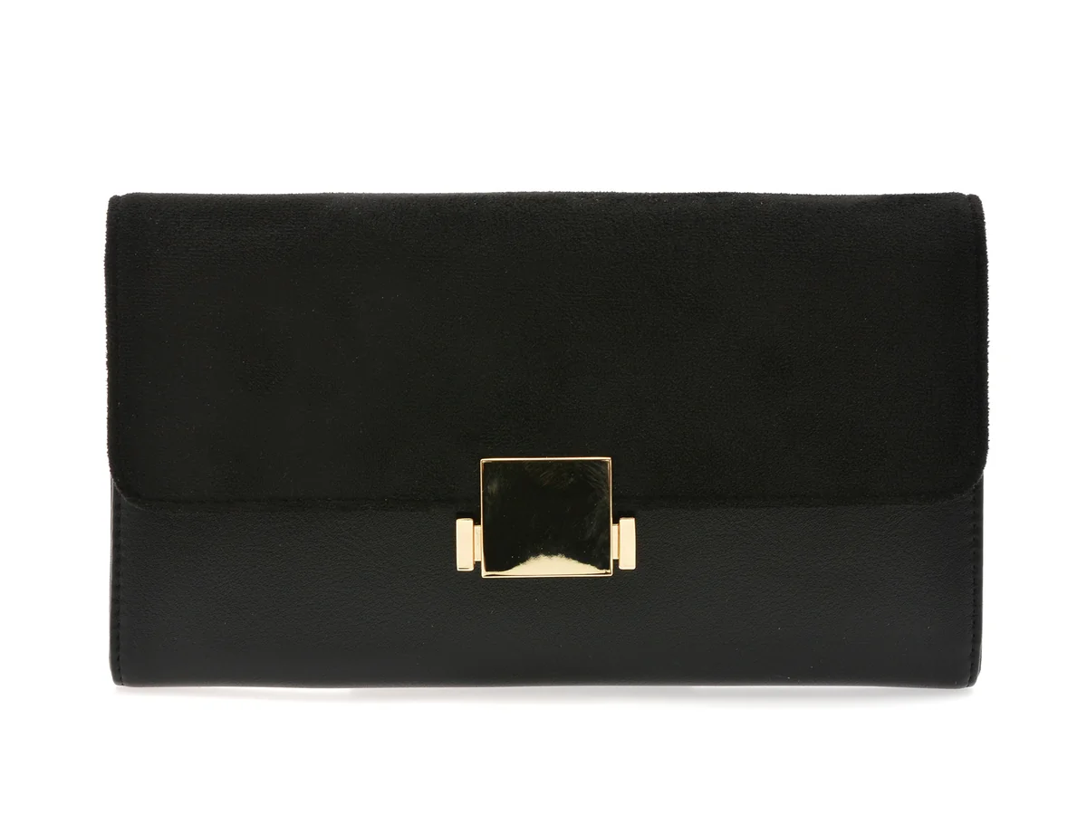 Portofel Epica Negru, 830003, Din Piele Ecologica