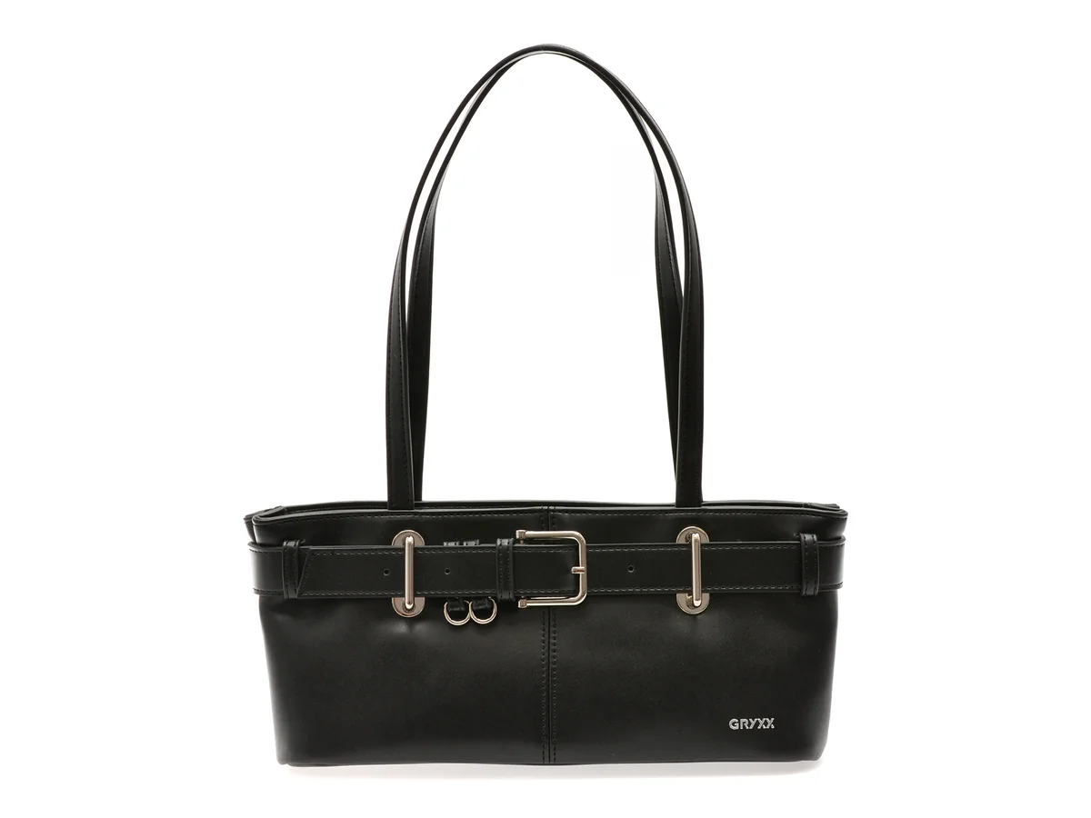 Geanta Gryxx Neagră, 2, Din Piele Ecologică