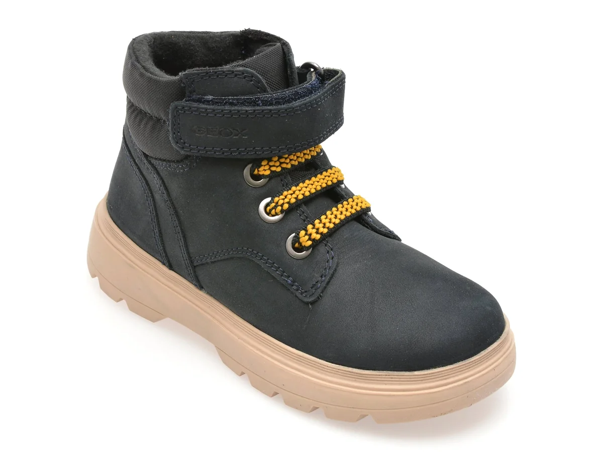 Ghete Geox Bleumarin, B4662B, Din Nabuc