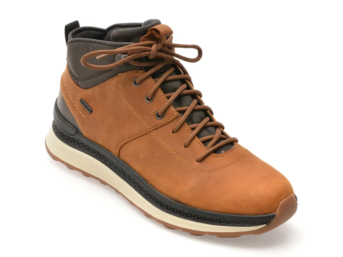 Ghete Geox, U56HMC, Din Piele Naturala