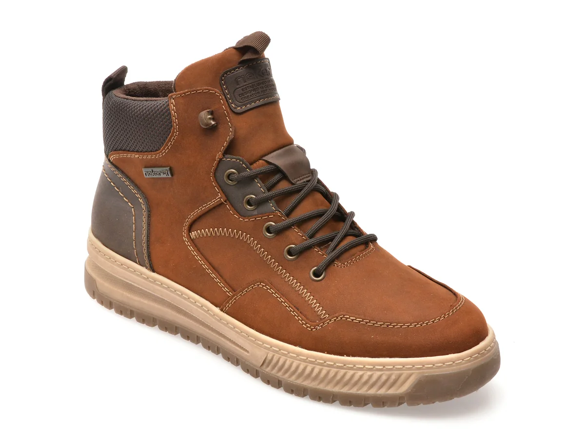 Ghete Rieker Maro, 38554, Din Piele Naturala