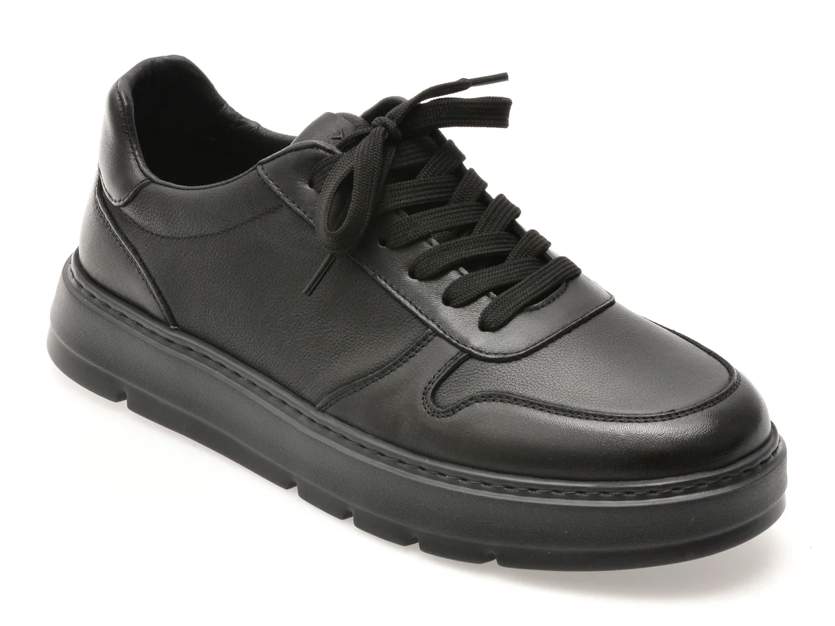 Pantofi Sport Gryxx Negri, Ln46, Din Piele Naturala
