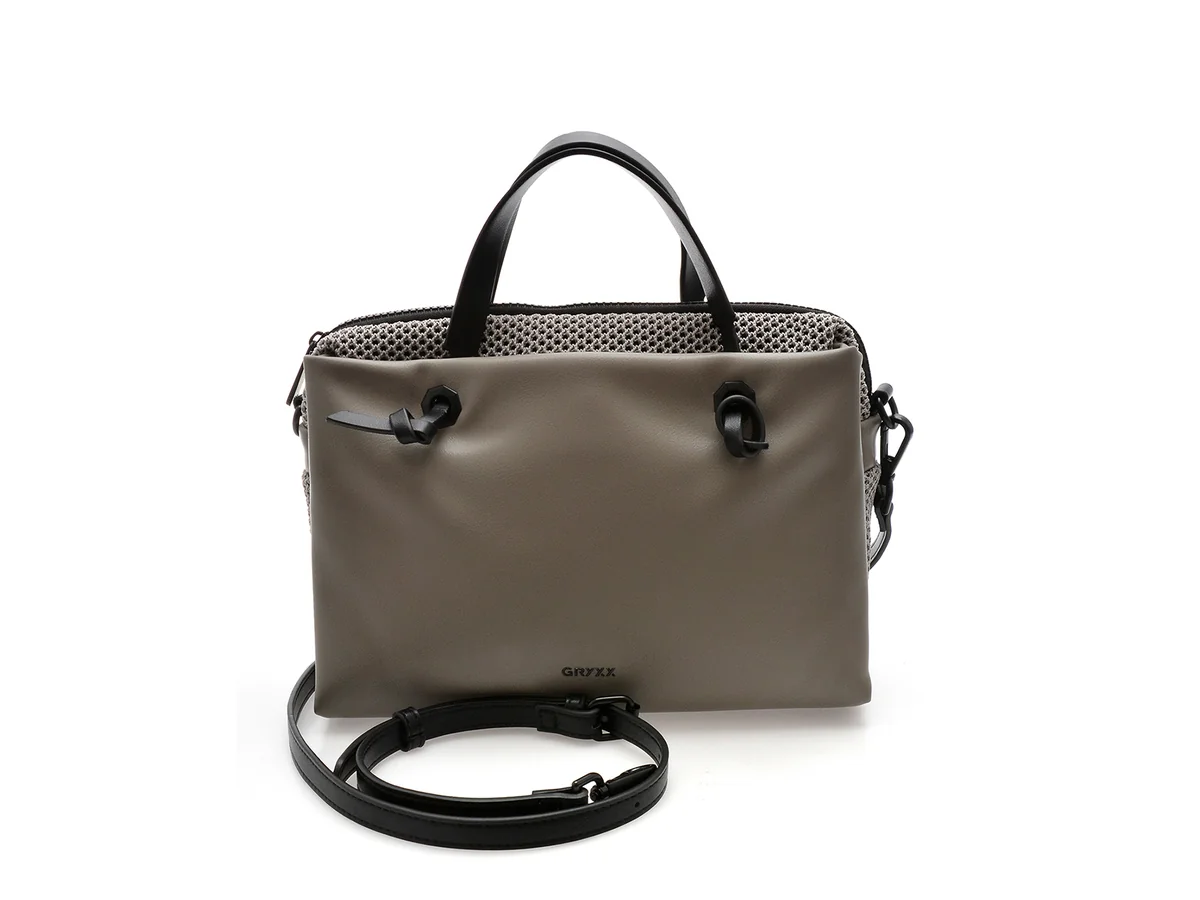 Geanta Gryxx Gri, 6281, Din Piele Ecologică