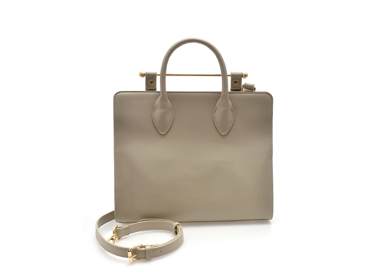 Geanta Epica Gri, 622, Din Piele Ecologica