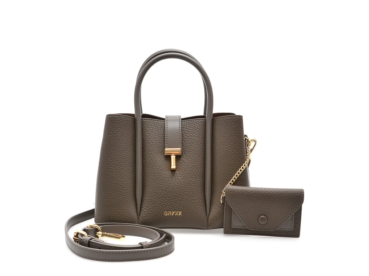 Geanta Gryxx Gri, 1273, Din Piele Ecologică