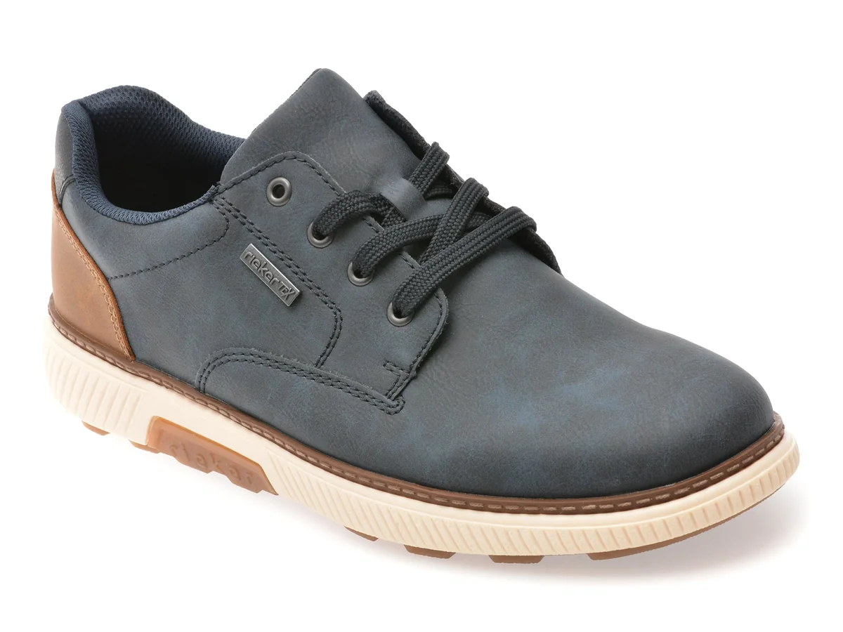 Pantofi Sport Rieker Bleumarin, B3317, Din Piele Ecologică