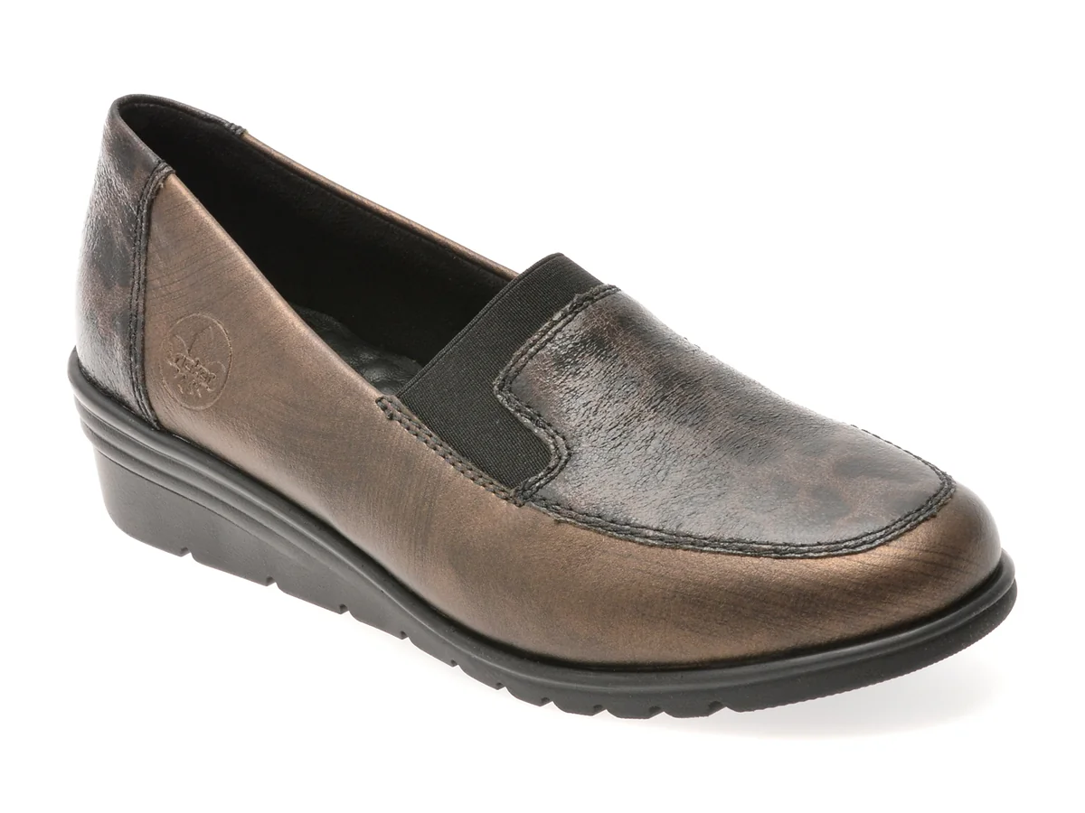 Mocasini Rieker Maro, L5351, Din Piele Naturala