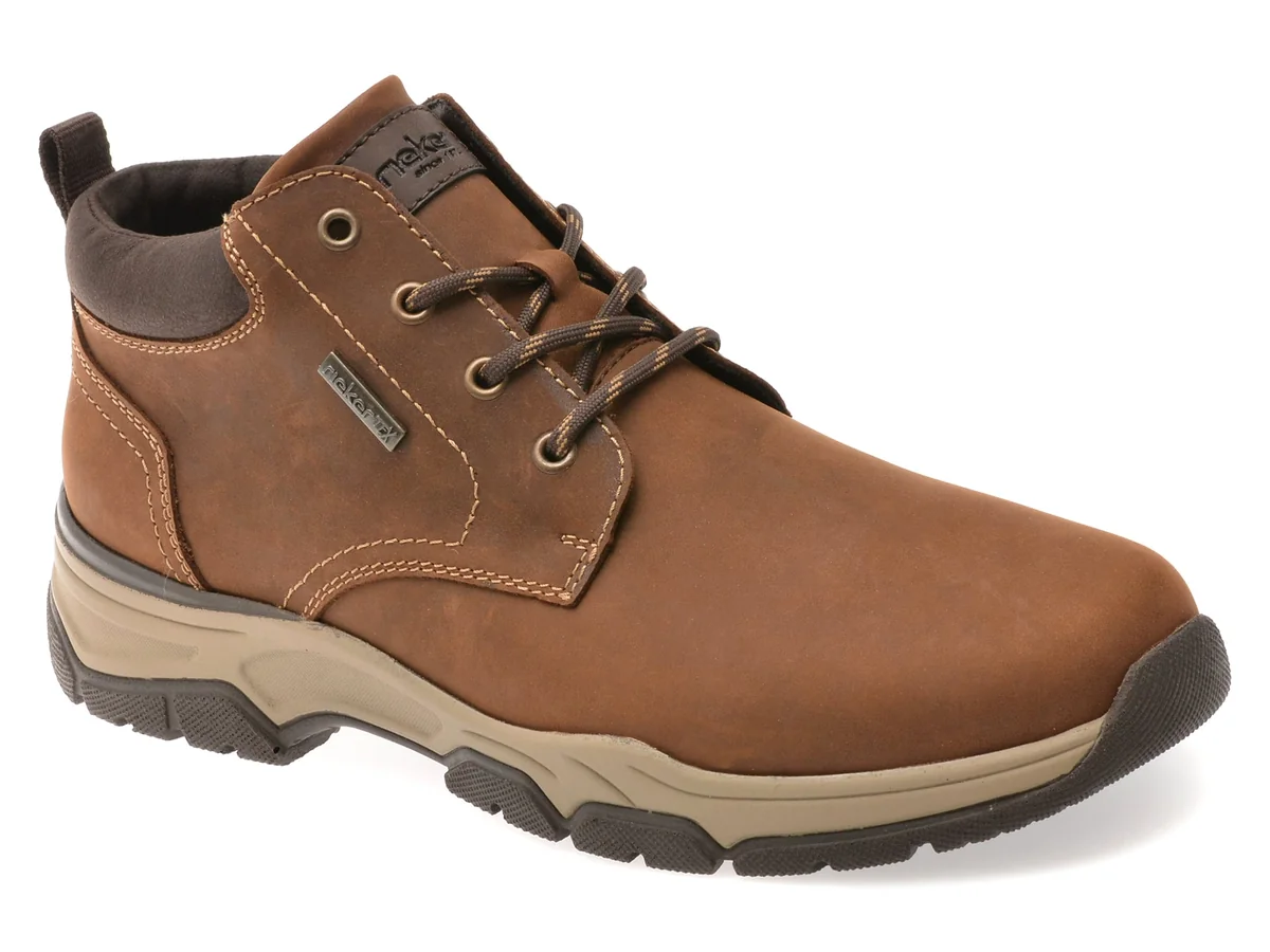 Ghete Rieker Maro, 31204, Din Piele Naturala