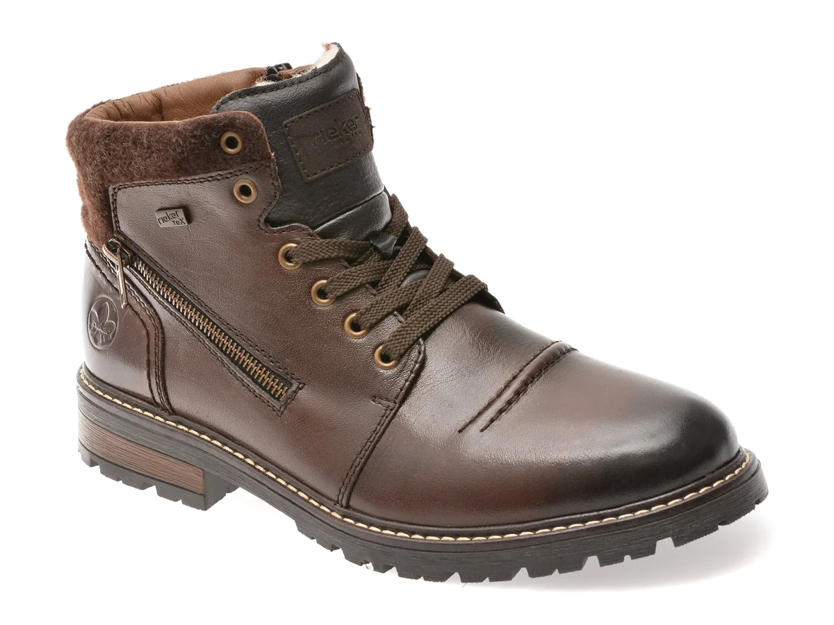 Ghete Rieker Maro, 32020, Din Piele Naturala