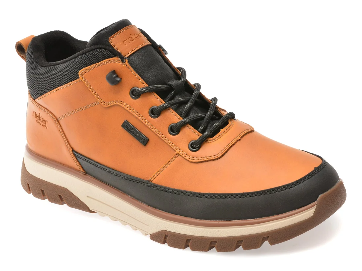 Ghete Rieker Maro, B9300, Din Piele Ecologică