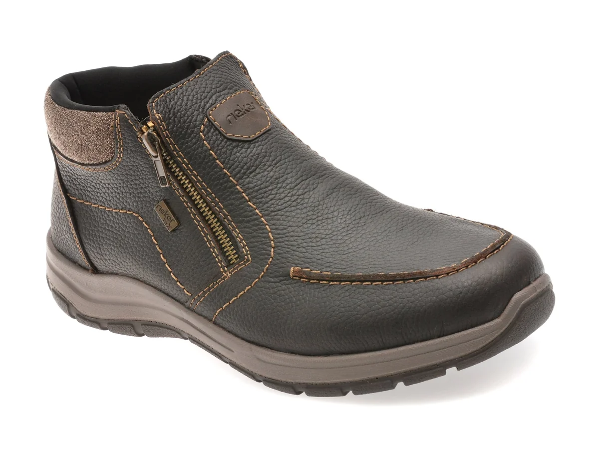 Ghete Rieker Maro, 3660, Din Piele Naturală