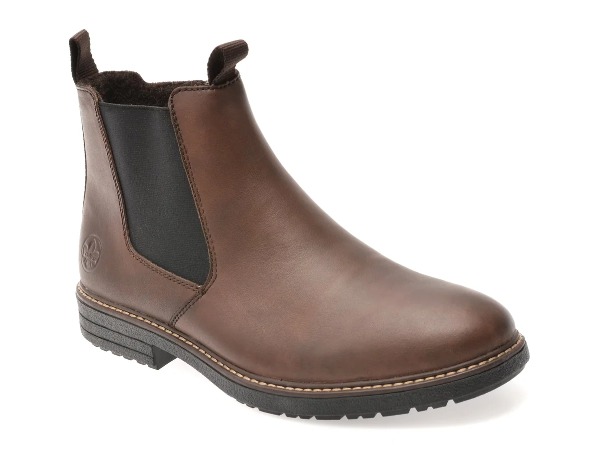 Ghete Rieker Maro, 33180, Din Piele Naturală