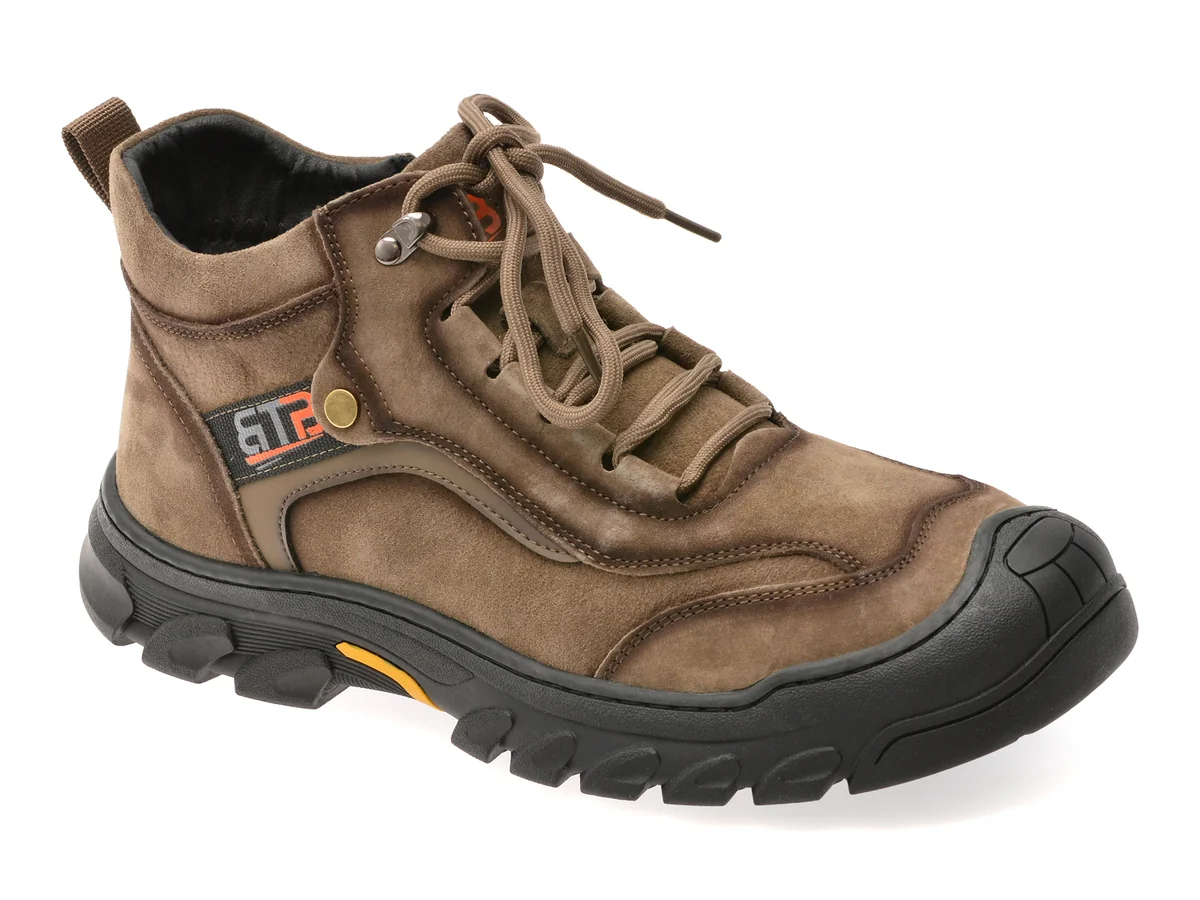 Ghete Bite The Bullet Kaki, 68011, Din Piele Întoarsă